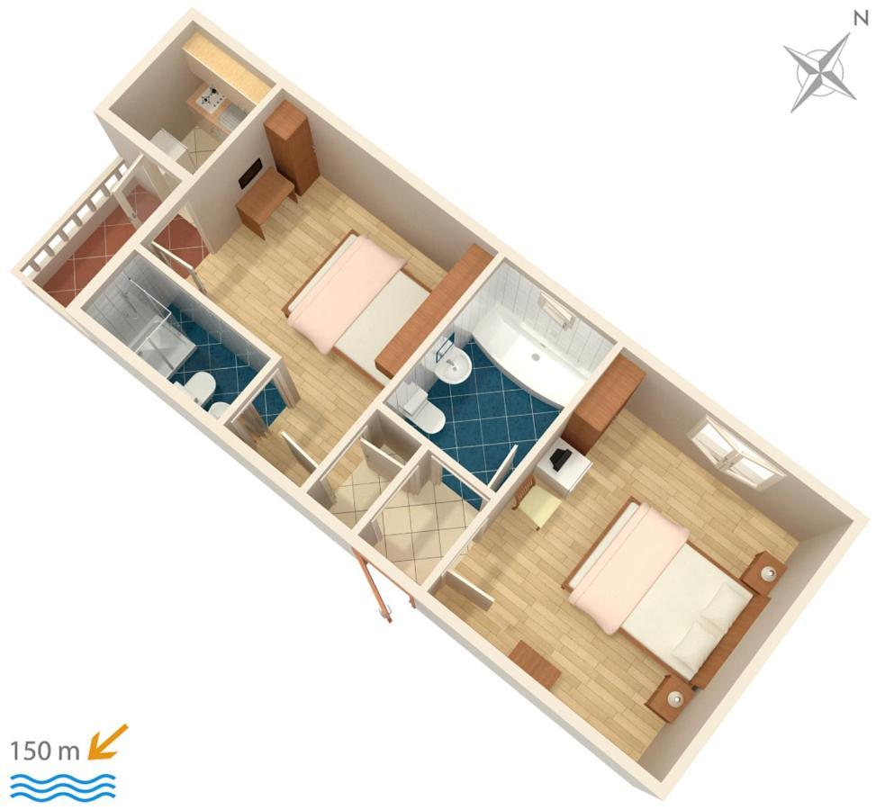 Apartment Duce 5973B Omiš Esterno foto